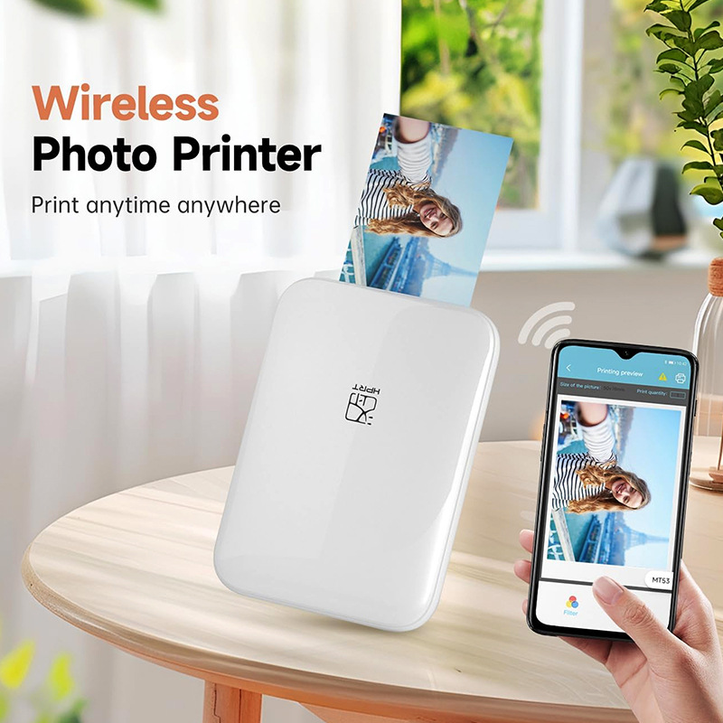 Mini Color Photo Printer Three Inch Mobile Phone Bluetooth Pocket Machine Portable Color Photo Printing