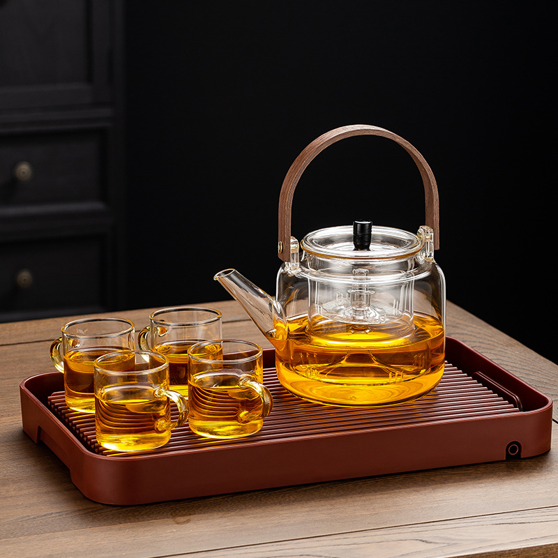 Glass Teapot Can Open Flame Electric Ceramic Stove 2024 New Stove High Temperature Resistant Lifting Beam Water Kettle Health Tea Appliance
