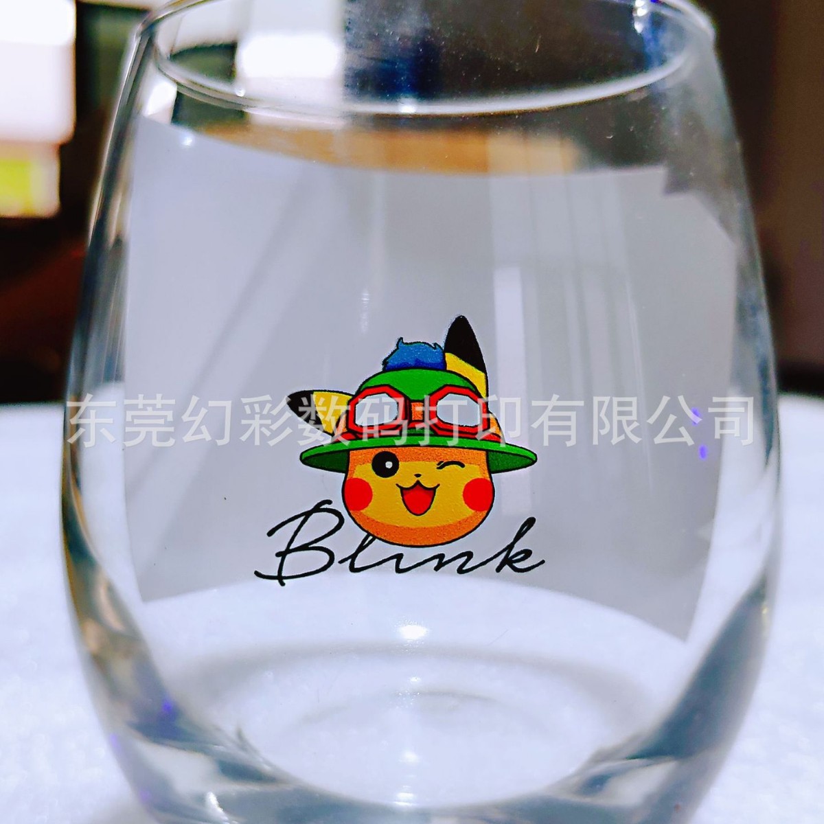 Uv printing 3D relief glass cup full plate pattern printing relief inkjet logo