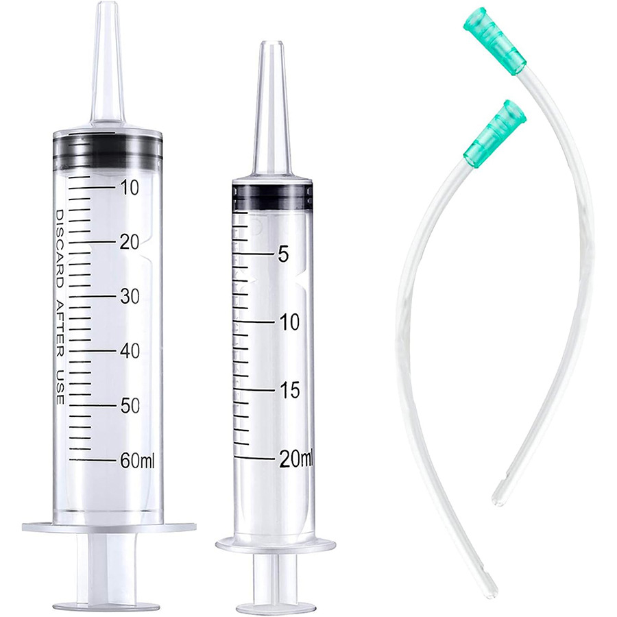 Cross-border Disposable Syringe in stock Large Veterinary Plastic Screw Injector Pet Feeder Syringe Syringe