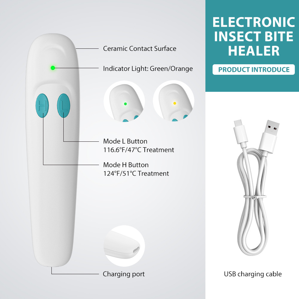 Bug Bite Cross-Border Export New Product Electric Anti-Itch Device Physical Anti-Itch Tool to Relieve Mosquito Bites and Itching