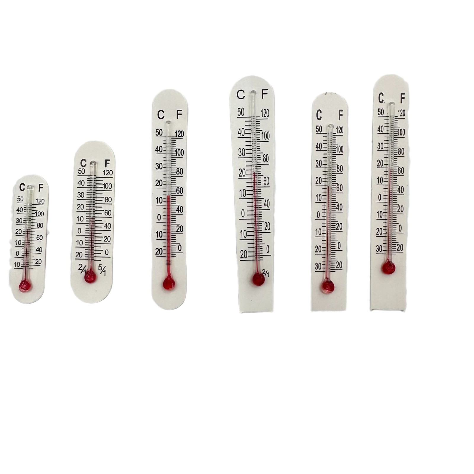 8.5*1.5 Cardboard Thermometer Portable Greenhouse Indoor Small Paper Thermometer Ppc Paper Thermometer