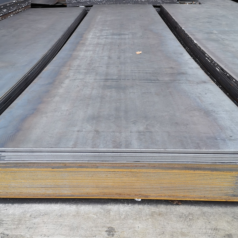 Guangdong supply medium-thick iron plate hot-rolled steel plate processing construction site hot-rolled general plate can be fixed to size to add steel plate