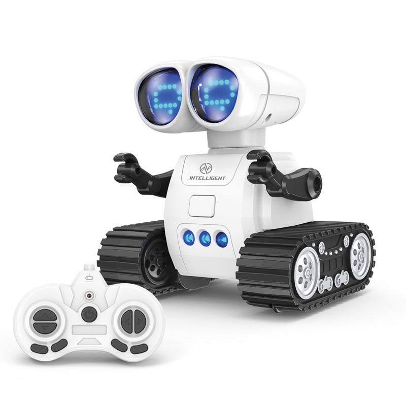 New mini remote control programming robot music light pattern switch intercom robot gesture induction toy