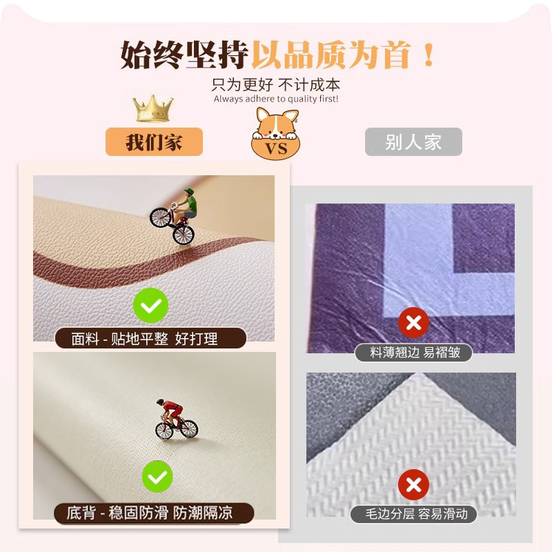 Pet Fence Mat Pvc Waterproof Dog Mat Non-Slip Mat Placemat Carpet Floor Mat Floor Mat Urine-Proof