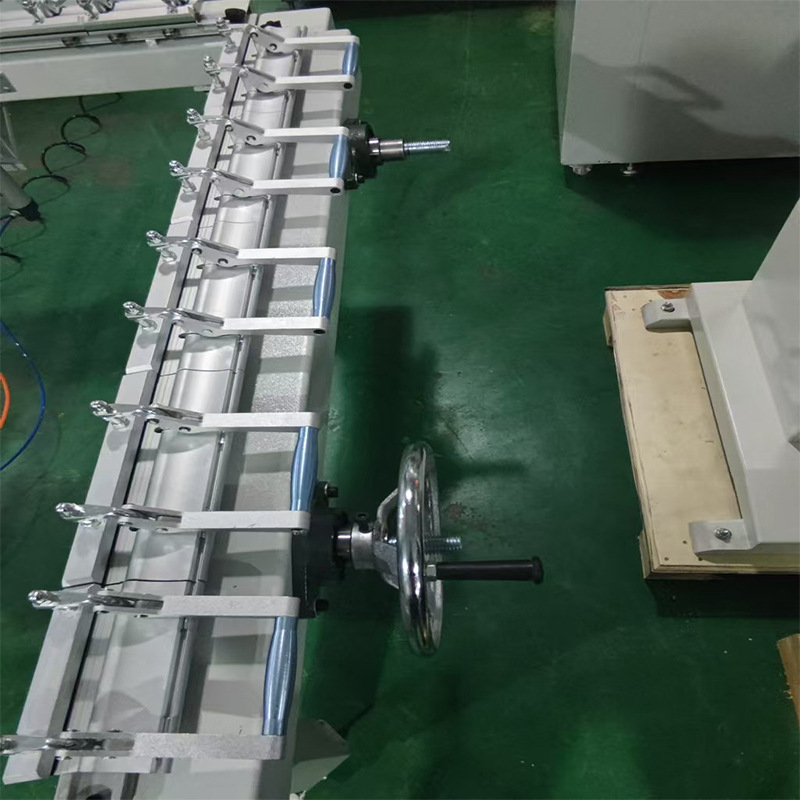 Screen printing screen plate mesh drawing machine pneumatic multi-specification universal aluminum clip mesh drawing machine precision high tension mesh drawing machine