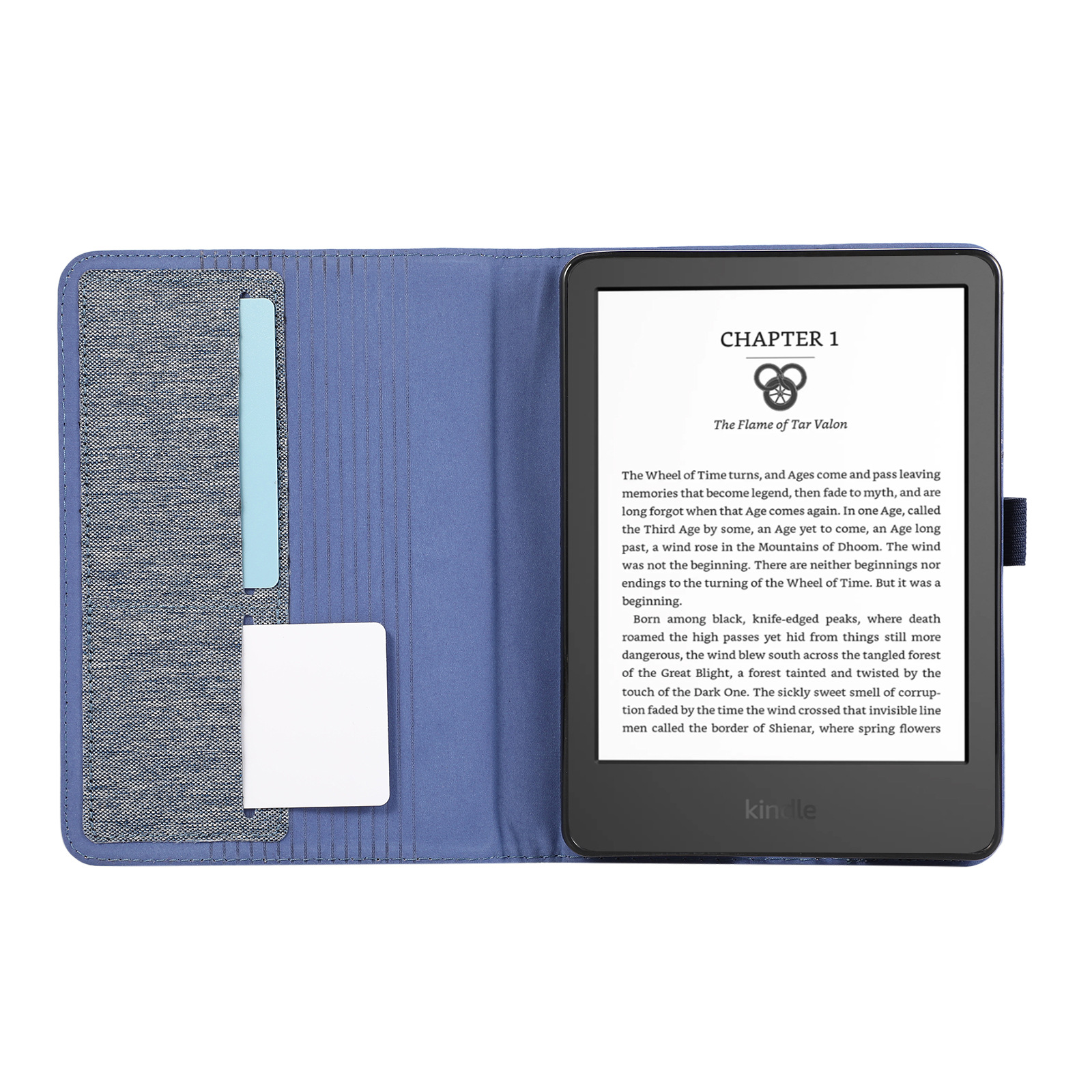 For Amazon Cloth-KINDLE PAPERWHTE5 2021 Denim Cloth Soft Rubber Protective Cover