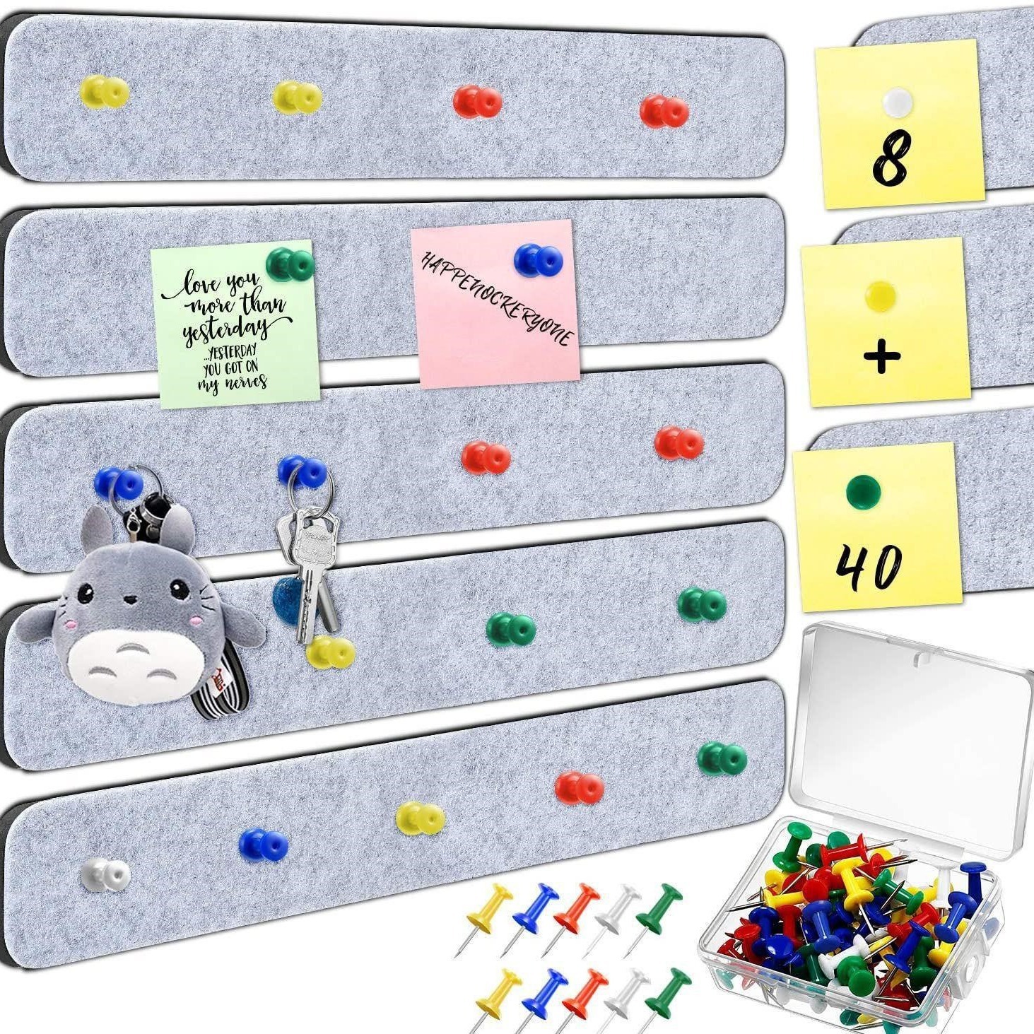 Simple Felt Message Sticks Office Notes Message Board Bulletin Board Self-adhesive Memo Decorative Board Felt Board