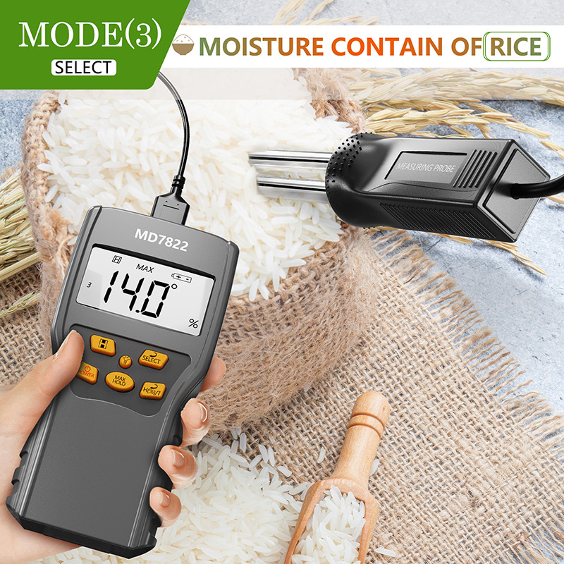 Factory Supplies Handheld Pin Digital Display Grain Moisture Meter Grain Moisture Meter Grain Moisture Meter