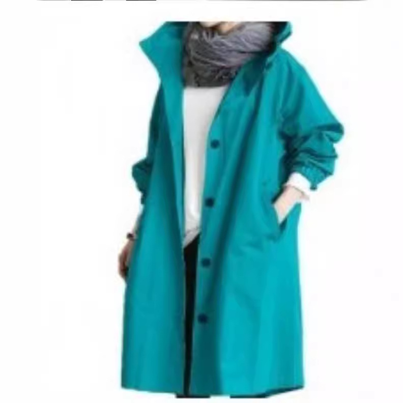 Autumn casual style windbreaker Women's Mid-length small 2020 new elegant tight waist 8 color 8 Size long sleeve coat