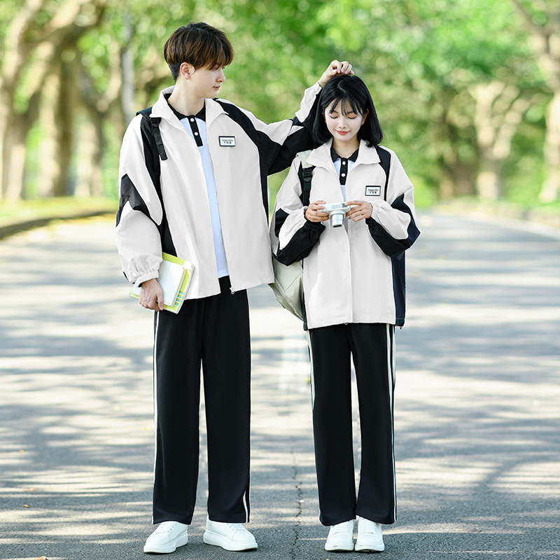 Junior High School Sports Meeting suit Class Clothes Couple Clothes Autumn Rustic Clothes Coat Student Class Clothes suit