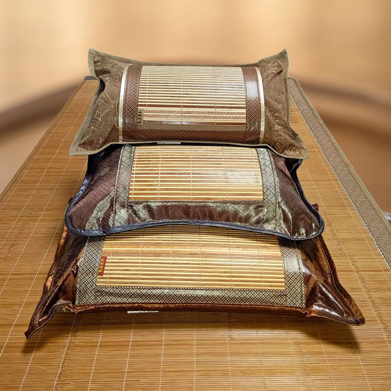 [with Pillow Core] Summer Cooling Pillow Bamboo Cooling Pillow Tea Pillow Summer Cooling Pillow Rattan Pillow Student Adult Jasmine Bamboo Pillow