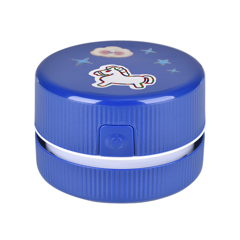 Optional Logo Rechargeable Student Desktop Vacuum Cleaner Suck Rubber Scrap Mini Handheld Desktop Cleaner Commemorative Seal