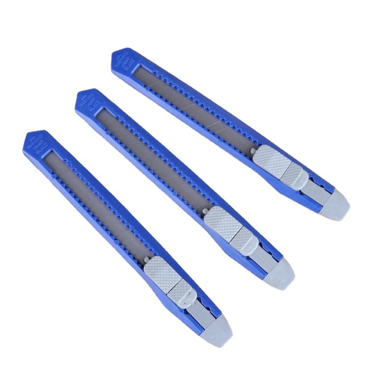 Ultra-Sharp Portable Plastic Colorful Office Utility Knife Unboxing Tool Knife Student Stationery Knife Handmade Paper Knife