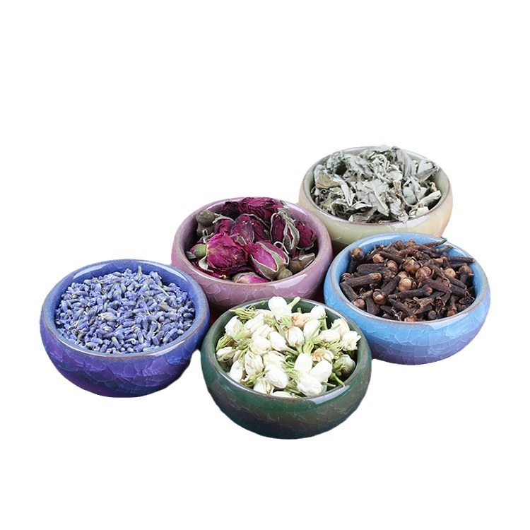 Factory wholesale sachet jewelry bag aromatherapy bag woven embroidered small Lotus bag sachet Zen Chinese style traditional ancient style brocade bag