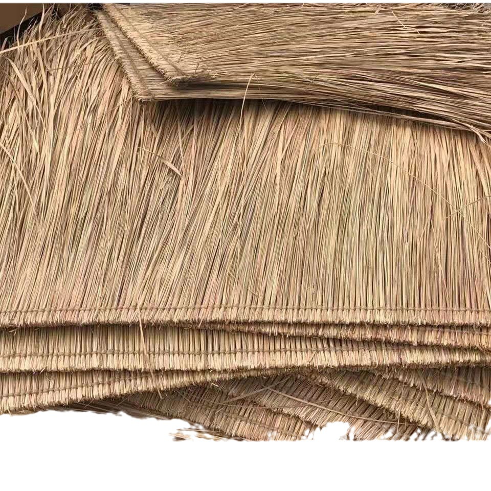 Real Thatched Grass House, Natural Thatched Umbrella, Real Straw Pavilion, Real Straw Roof Decoration, Anti-Corrosion and Insect-Proof Treatment