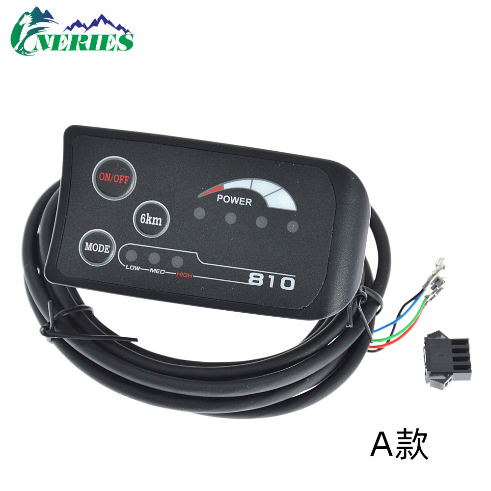 24V36V48V Electric Bicycle Led Power Display Instrument Electric Bicycle Speed Control Instrument 810 Instrument