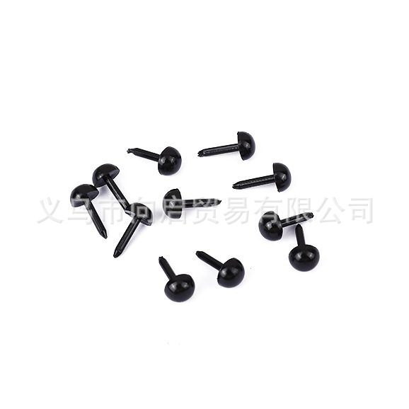 A large supply of wholesale poking black bean eye handmade doll pendant straight rod eye with diy black bean eye