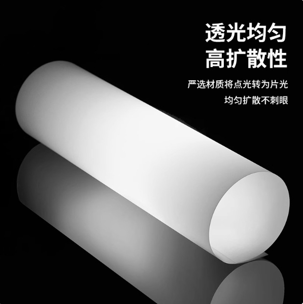 Led Light Panel Frosted Lampshade Panel Acrylic Light Box Piece Round Ceiling Light Diffusion Plate Plastic Plate Light Transmission Plate