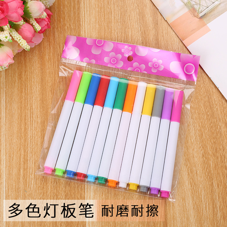 Цветные жидкие мелки, без пыли, стираемые, флуоресцентные, оптовая продажа