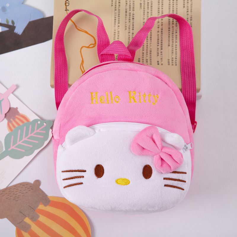 Baby Kindergarten School Bag 3-6 Years Old Large Class Toddler Backpack 1-3 Years Old Plush Crossbody Bag Kidsren's School Bag