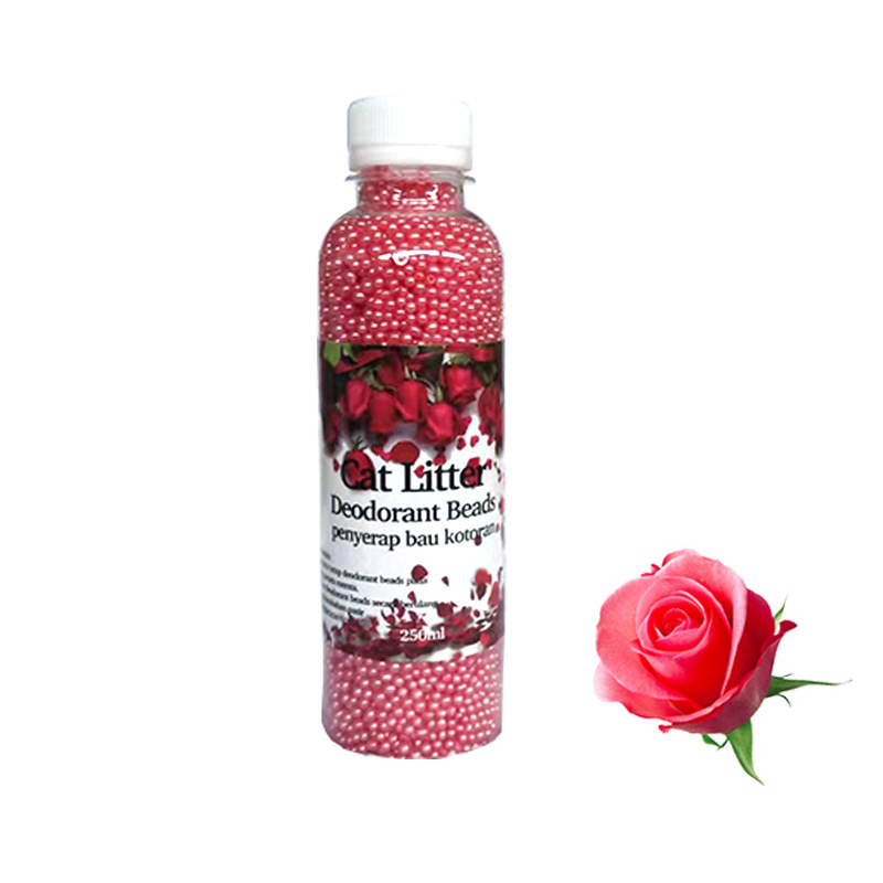 Cat litter deodorant beads factory wholesale cat litter box deodorant partner deodorant dust-free flush toilet mixed cat litter particles