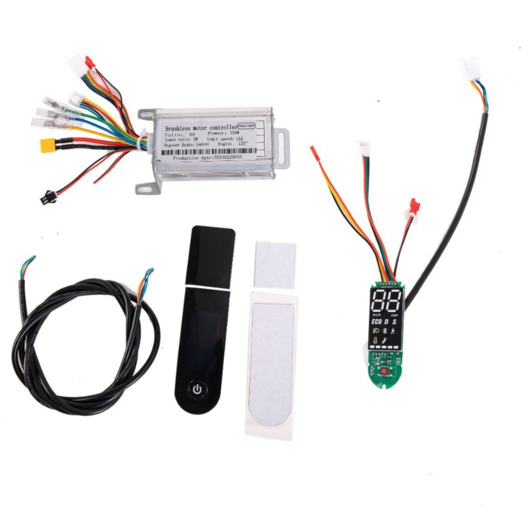 Scooter accessories electric 36V350W controller Bluetooth APP accelerator headlight tail light handbrake full set