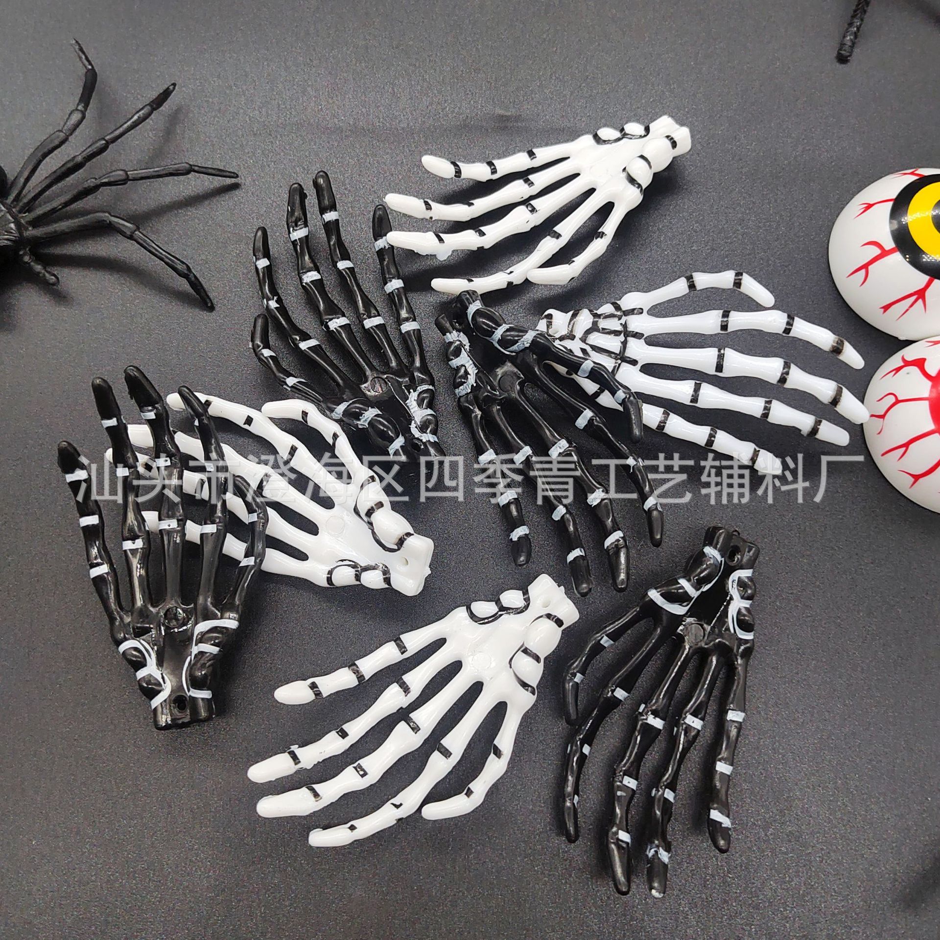 Игрушка-скелет, рука-призрак, имитация, реквизит для фестиваля призраков, светящаяся призрачная клешня