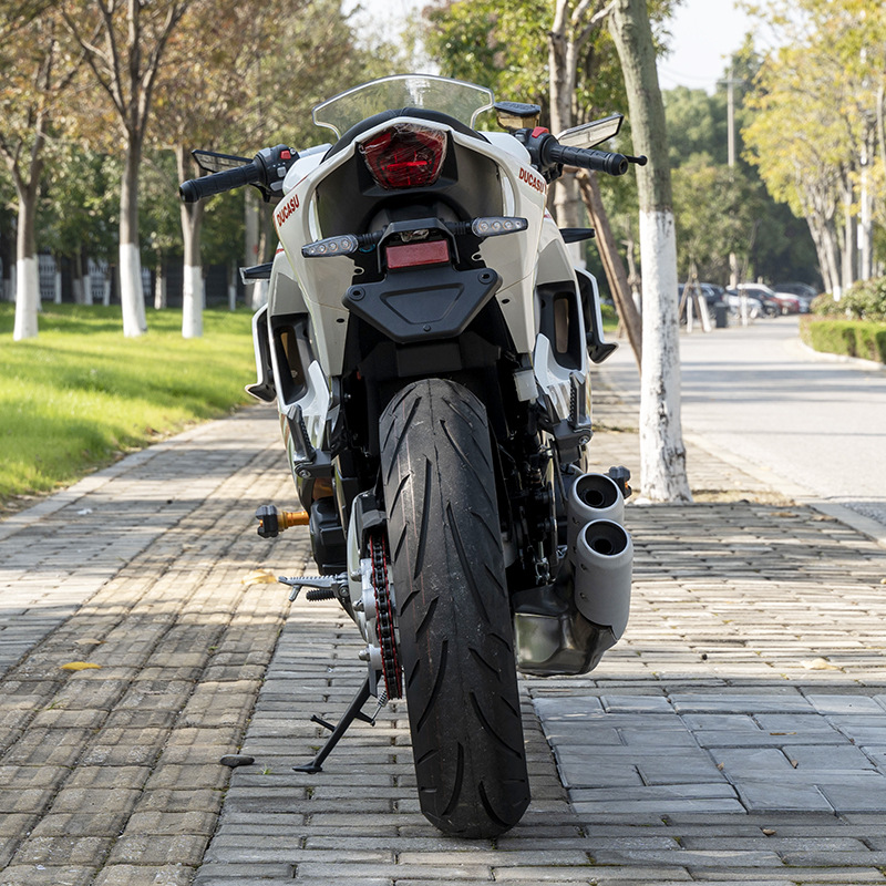Cross-Border 400Cc Double-Cylinder Water-Cooled Motorcycle Export Can Be Taken with Brand Sports Car Ducerson Dk400 Adult Racing Motorcycle