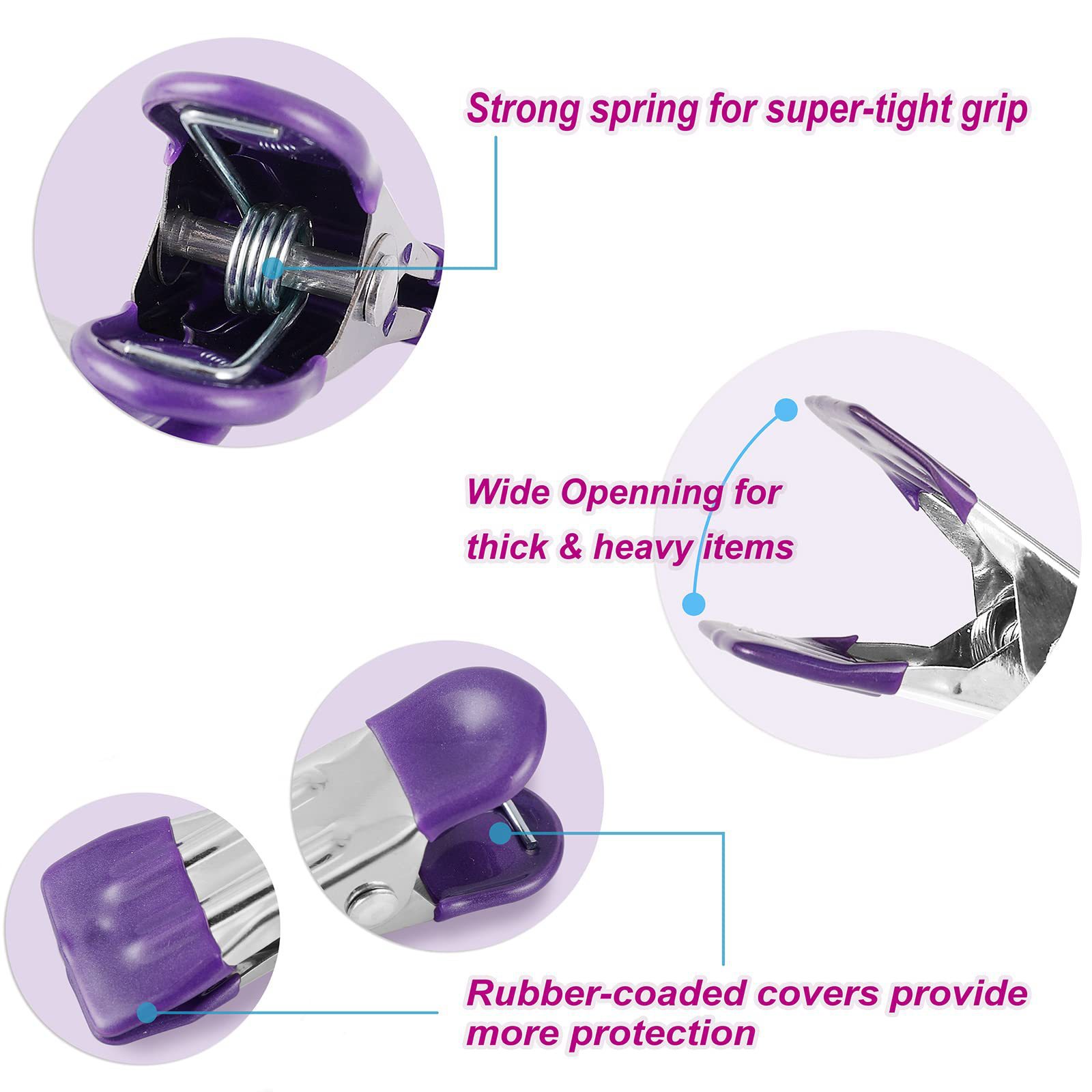 Wholesale Stainless Steel Dipped Windproof Clips for Drying Clothes, Household Socks, Strong Non-Marking Clothing Anti-Slip Storage