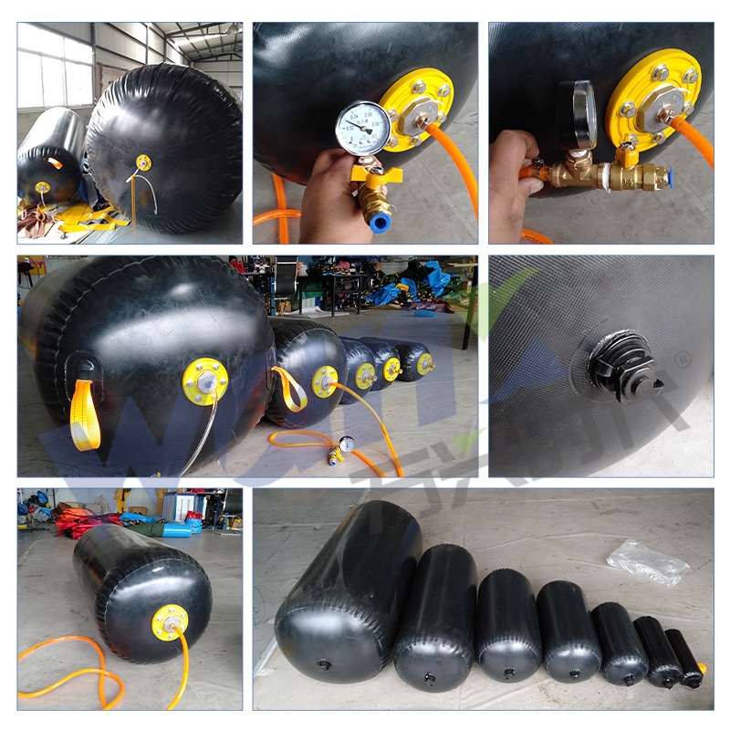 Pipe blocking airbag municipal sewage pipe water blocking and leakage blocking airbag water closing thickened inflatable PVC airbag