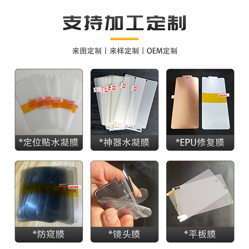 Suitable for Apple 16Promax/Iphone15Plus Anti-Peep Tpu Hydrogel Film 16E Crystal Film Mobile Phone Soft Film