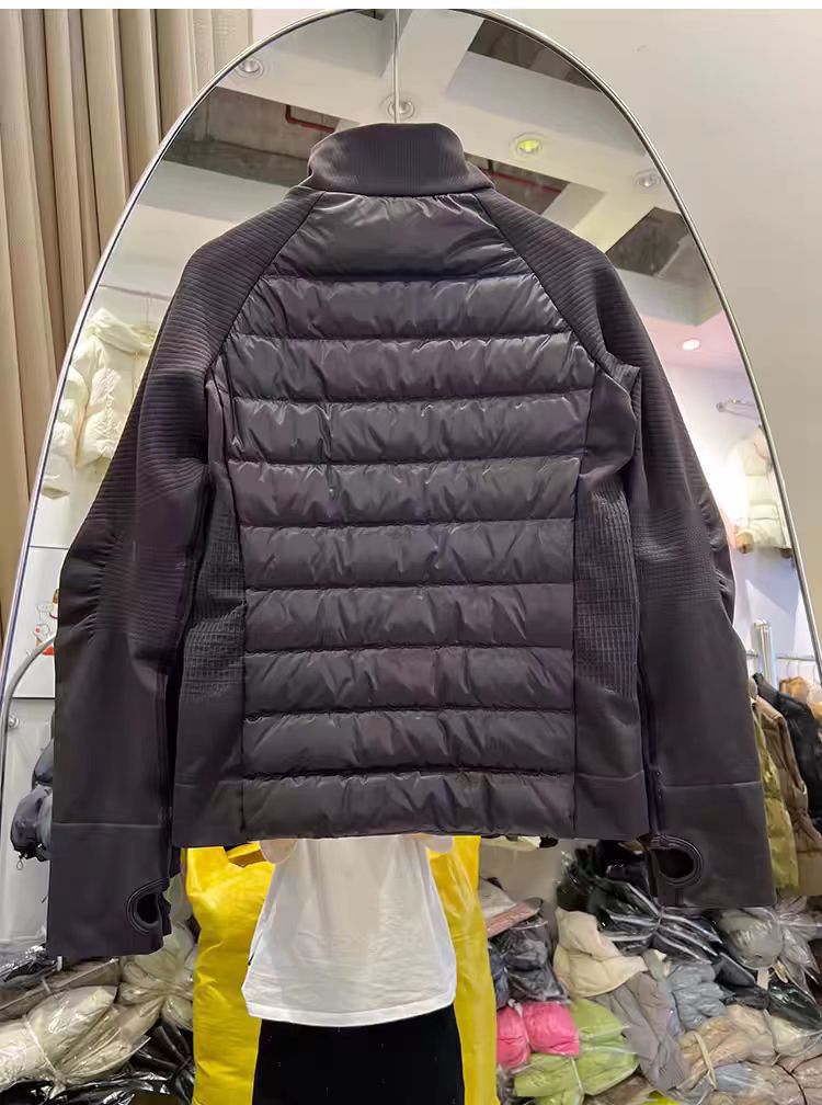 2025 New Lulu Same Style Classy 90 White Duck down Sports Yoga down Jacket Women's Lightweight Outdoor Sports Jacket