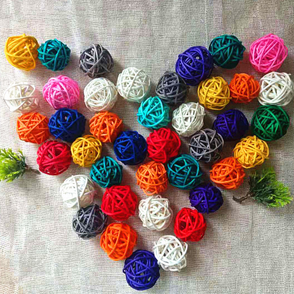 3cm Takraw Ball White Ball Fireless Aromatherapy Takraw Ball Volatile Ball Home Decoration Bead Curtain Accessories