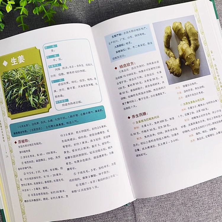 High blood pressure, high blood fat, high blood sugar, Chinese herbal medicine, wonderful use, conditioning, prevention and reduction of three heights, Chinese herbal medicine efficacy book