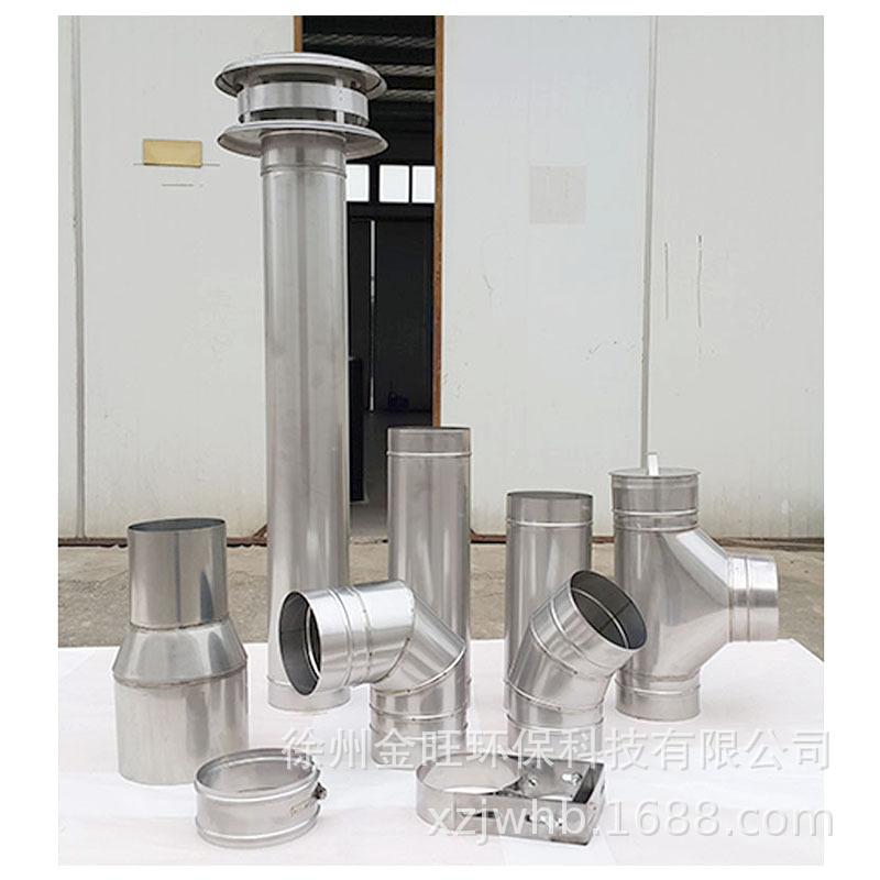 Камин на дровах, реальный огонь, отопительная печь, аксессуары для установки, 304 нержавеющая сталь, дымоход, 152 мм