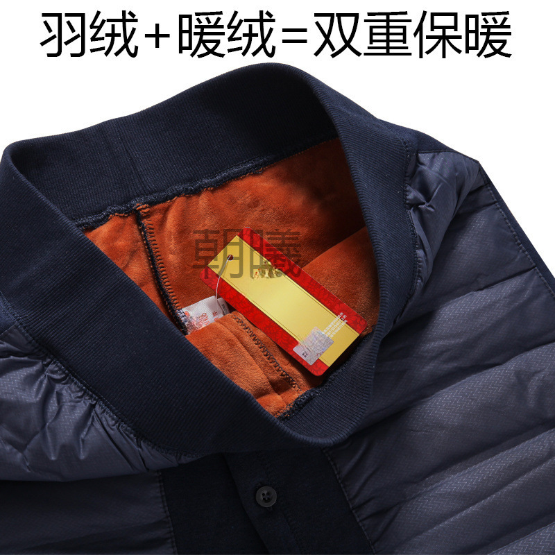 CX Hengyuanxiang genuine goods Men's Down Pants 90% White Duck Down Slim Fit Inner Wearing Cotton Pants Winter Warm Pants fleece-lined Plus