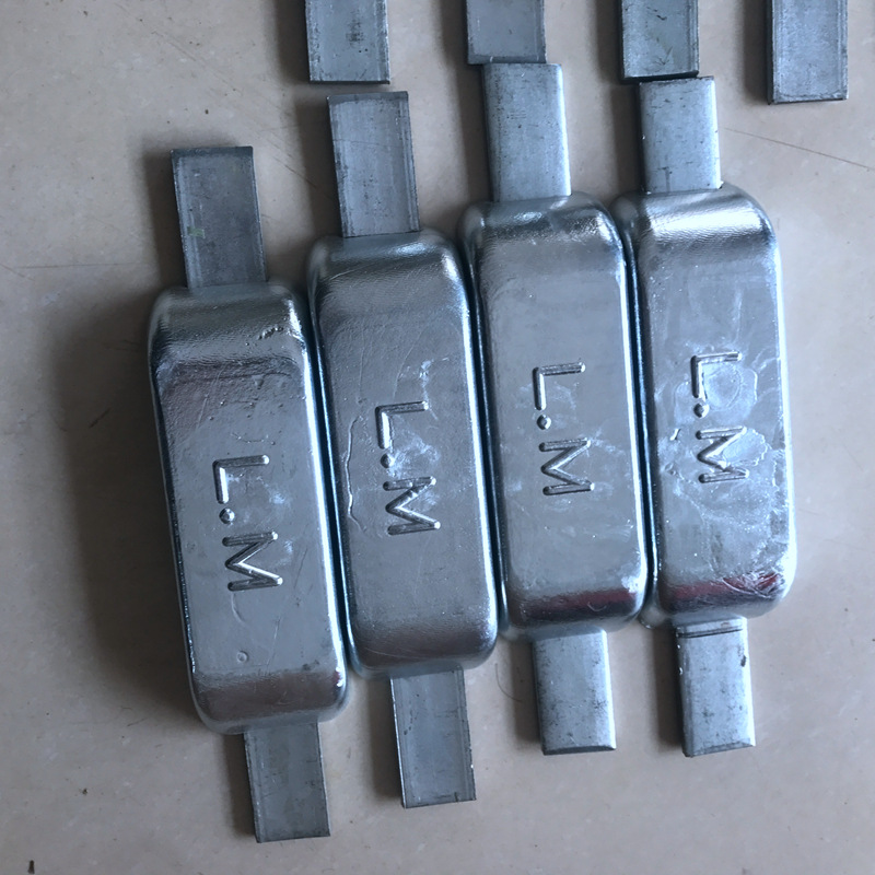 Marine Zinc Anode, Underground Pipeline Welded Zinc Anode, Cathodic Protection Material Bracket Type Sacrificial Anode