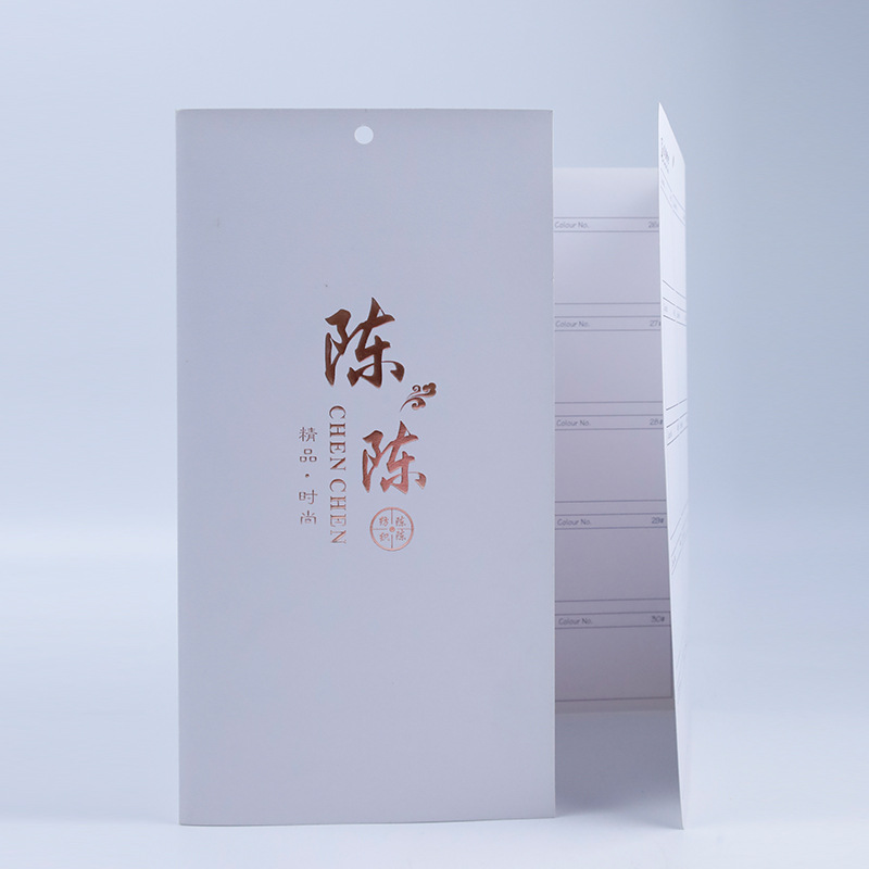 Customized Processing Fabric Cut Out Color Card Blank Fabric Sample Book Textile Fabric Color Card Sample Spot Wholesale