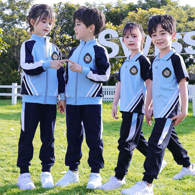 Новая школьная форма Wei Yi для учеников, детский классный костюм, спортивный костюм, весенний и осенний костюм