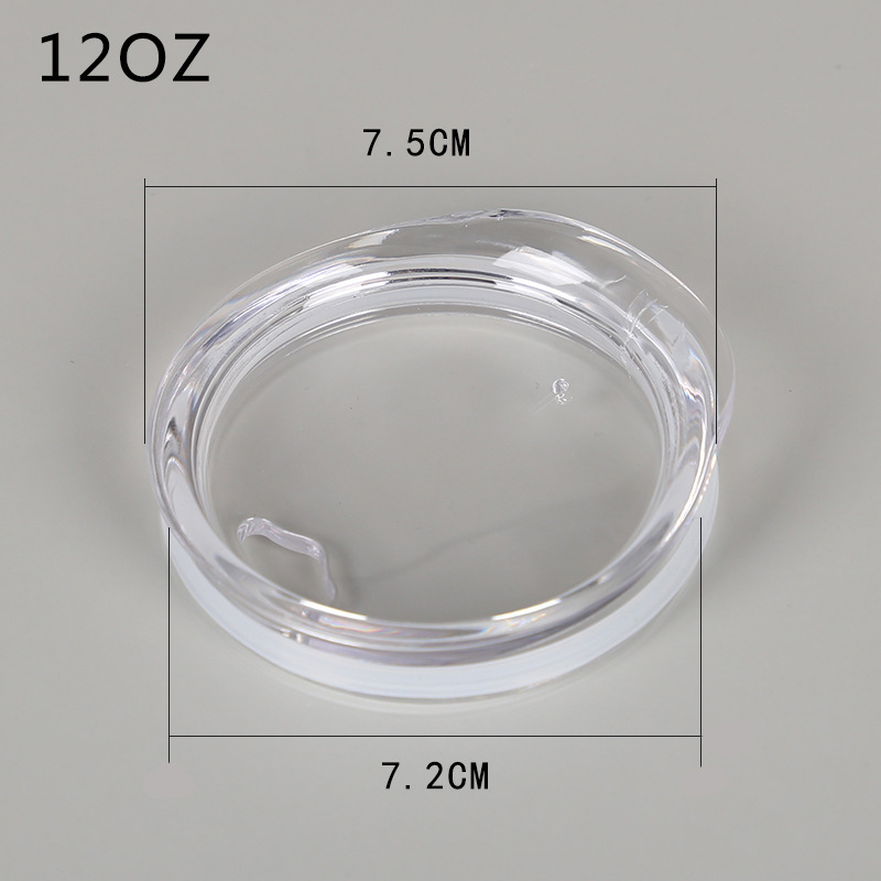 Manufacturer 12oz 16oz 20oz 30oz car cup lid transparent seal leak-proof plastic cup lid