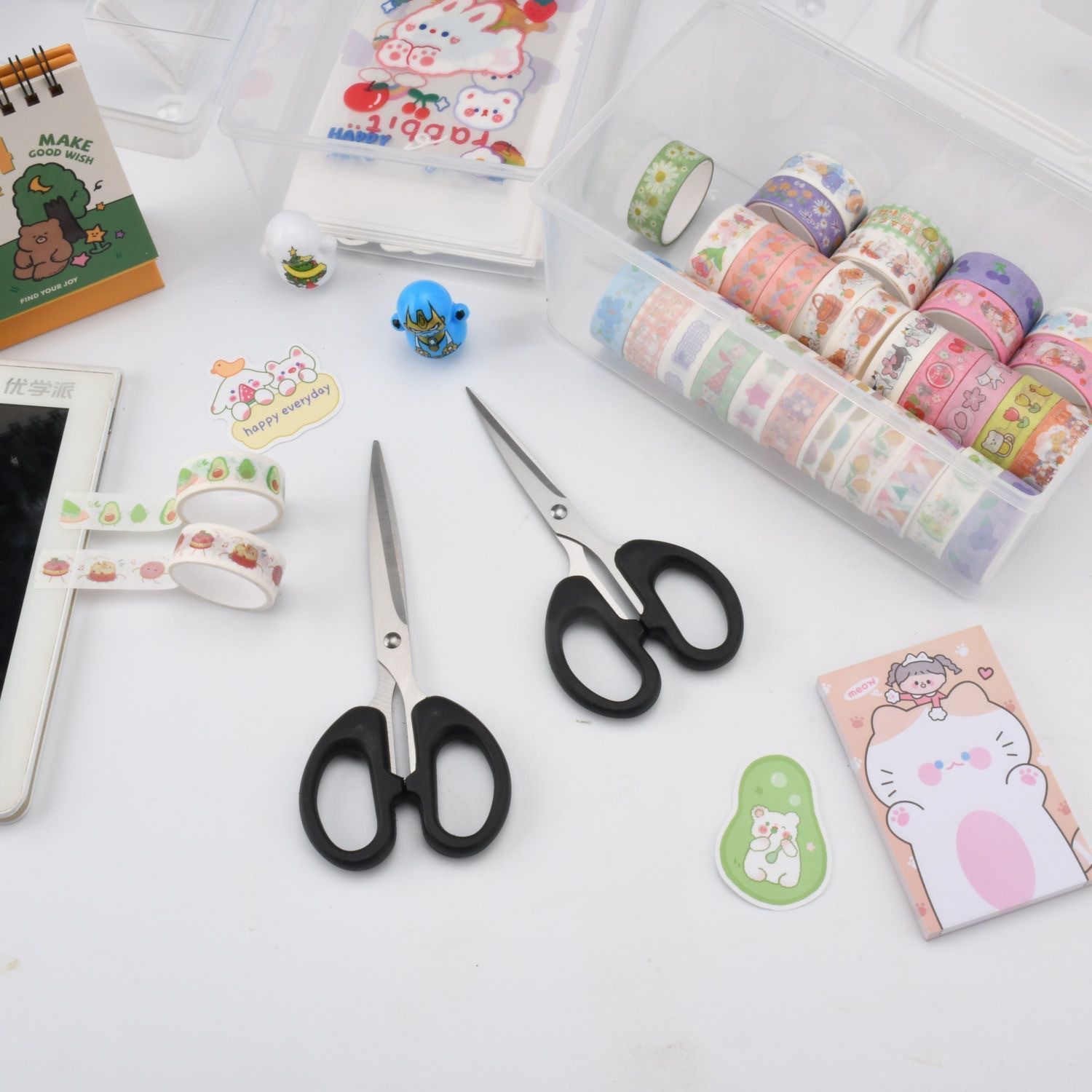 Stationery Scissors, Office Household Sewing Paper Scissors, Stainless Steel Handmade Scissors, Portable Student Scissors Supplies