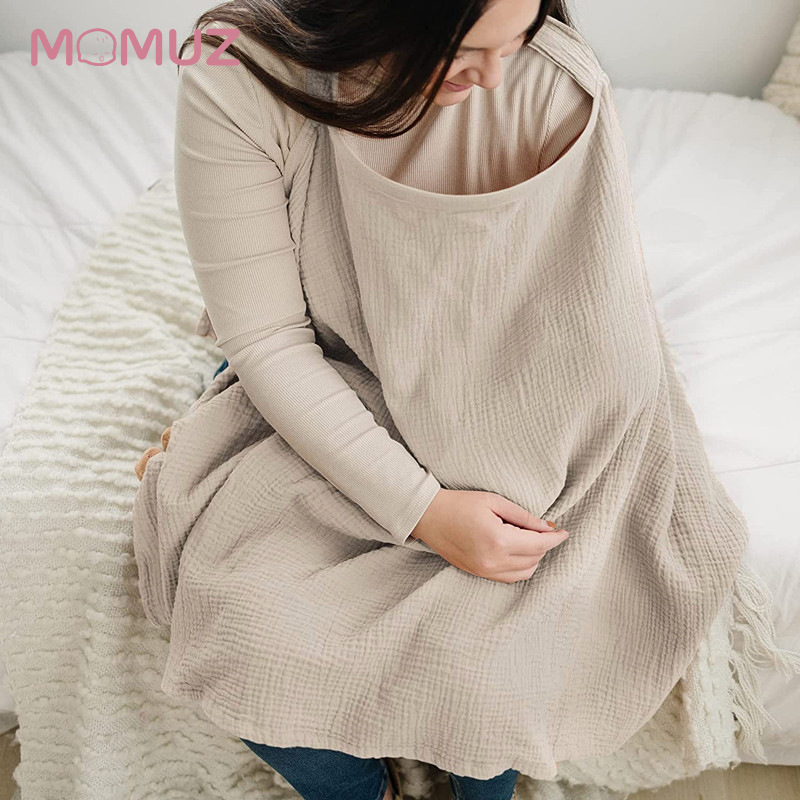 Breastfeeding Covering Gauze Towel, Nursing Clothing Towel, Anti-Exposure Fig Leaf, Nursing Shawl, Nursing Towel, Multifunctional