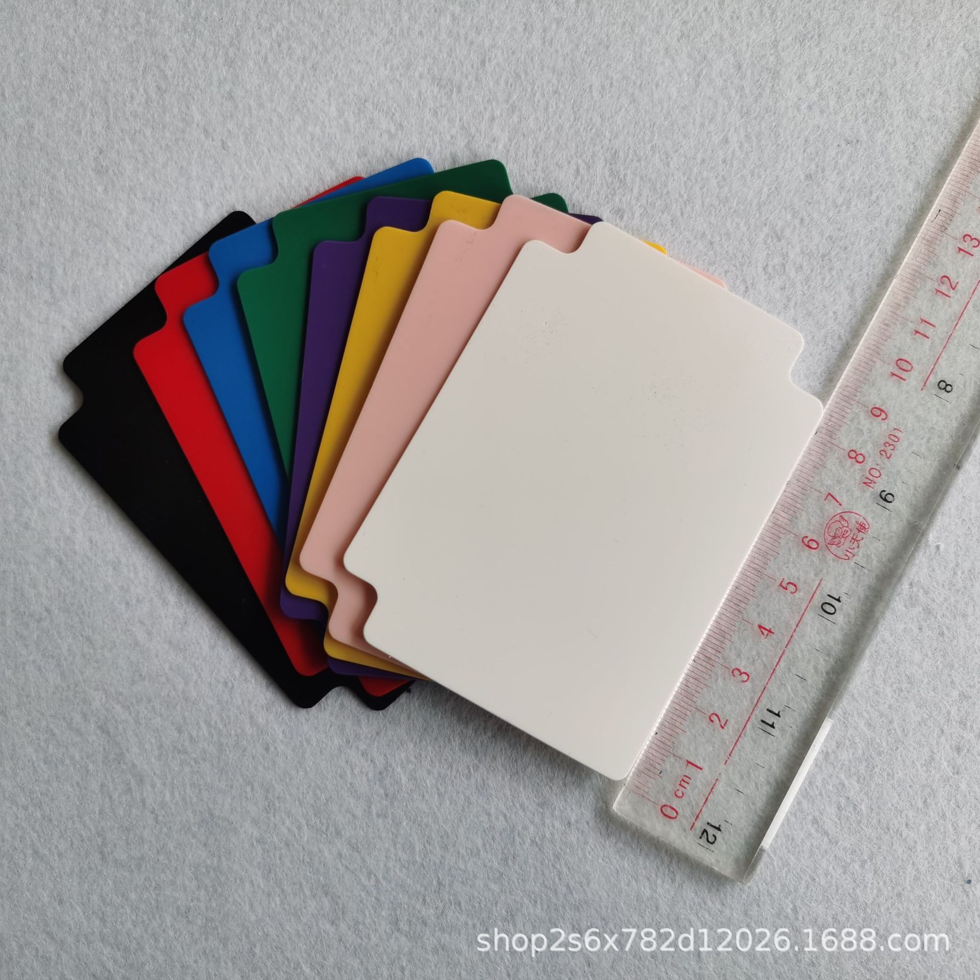 69X96mm plastic PP CARD separator CARD DIVIDER any color can be printed