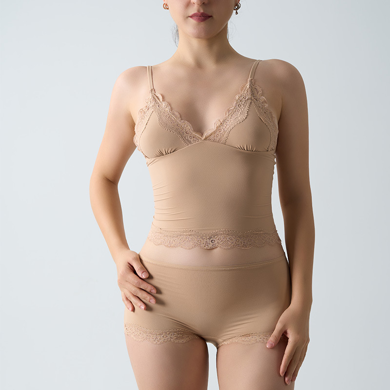 FITS EVERYDODY LACE SET SK Sexy Lace Deep V No Steel Ring suit Sling Fashion Inner Rings