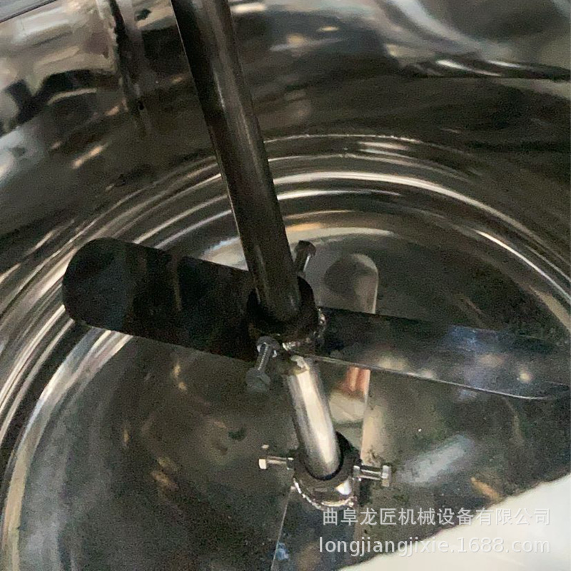 500kg Stainless Steel Mixing Tank Vertical Mirror Mixing Tank Edible Oil Mixing Tank 304 Material