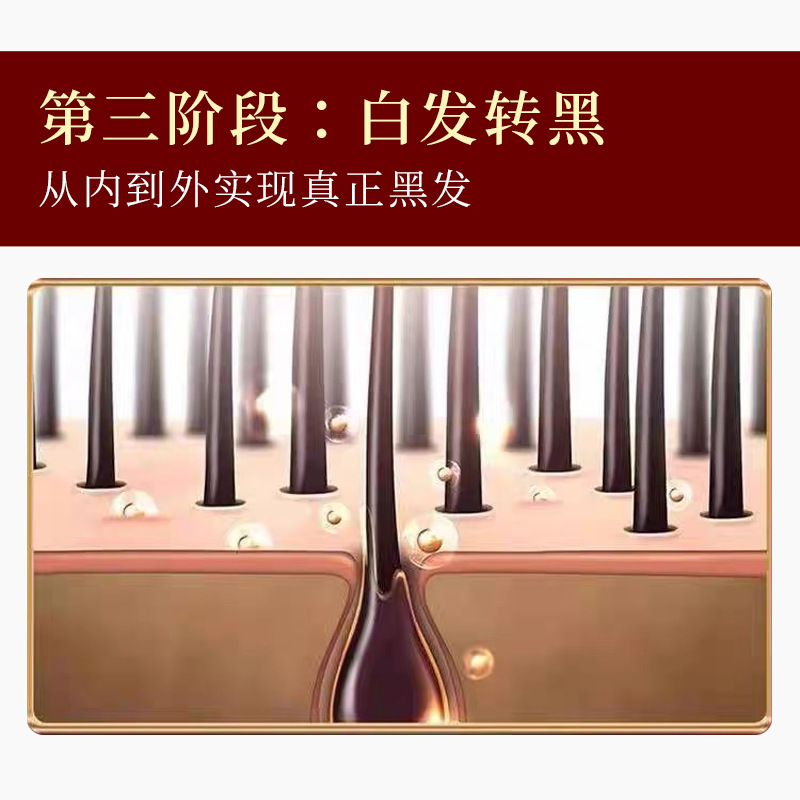 South China Institute of Biomedical Research white hair black hair Medical cold compress gel Polygonum multiflorum liquid scalp care white to black