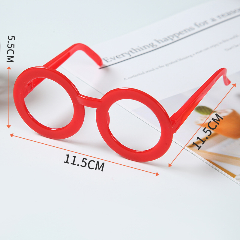 Plastic PP children's toy glasses alalalei cute cartoon glasses frame without lens personality fashion frame