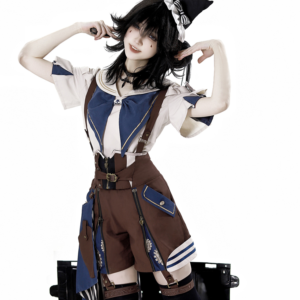 Bear Dou Sauce Original Inventor Lolita Female Lolita Trailing Jacket Shorts Sweet suit 7208