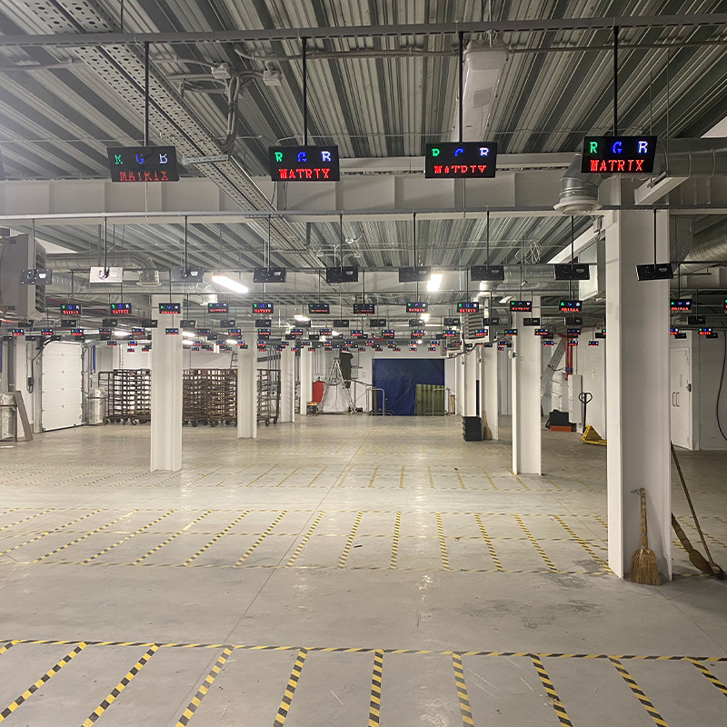 Customized Rgb Full-Color Led Dot Matrix Display Digital Information Push Card Full-Color Large Screen Ptl Picking Label